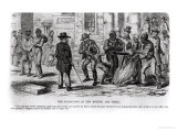 The Separation of the Mother and Child Illustration from Uncle Toms Cabin by Harriet Beecher Stowe